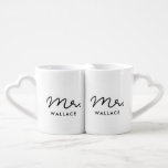 Schattigee gewoonte Mr en Mr. homokoppel Loversmokken<br><div class="desc">Mr. en Mr. koppel koffie mok,  aanpasbaar met uw eigen naam en uw favoriete kleuren.</div>