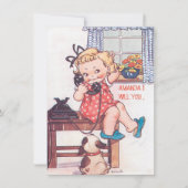 Schattigee gewoonte zijn mijn bruidsmeisje / meid  kaart (Voorkant)