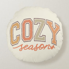 Schattigee "Gezellig Seizoen" Herfst / Herfst Rond Kussen
