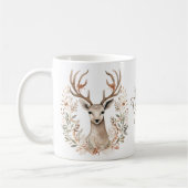 Schattigee gezellige Scandinavische kerst rendiere Koffiemok (Links)