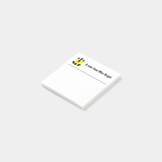 Schattigee gezichten van post-it post-it® notes (Schuin)
