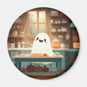 Schattigee Ghost Baking Cookies – Gezellige Spooky Magneet