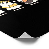 Schattigee Ghost Beach Vakantie Zomer Halloween BB Poster (Hoek)