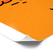 Schattigee Ghost Black Cat Halloween Party Perfect Poster (Hoek)