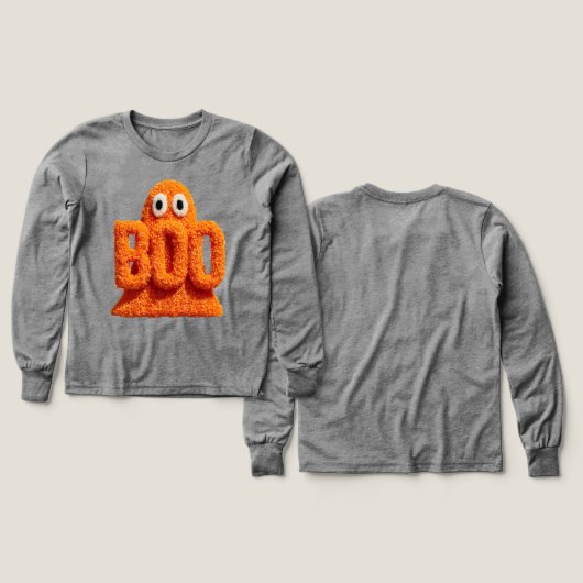 Schattigee Ghost Boo Furry Halloween (Voorkant /achterkant)