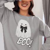 Schattigee Ghost Boo Furry Halloween Trui
