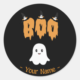 Schattigee Ghost Boo Halloween Grote Sticker