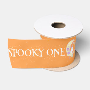 Schattigee Ghost Boo Spooky Een Eerste Verjaardag  Satijnen Lint