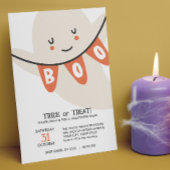 SCHATTIGEE GHOST BOO TRUC OF BEHANDELT KINDER HALL KAART