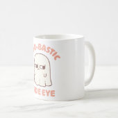Schattigee Ghost BooBastic Side Eye Funny Koffiemok (Voorkant rechts)