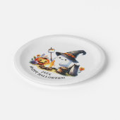 Schattigee Ghost Camping Happy Halloween Papieren Bordje (Gekanteld)