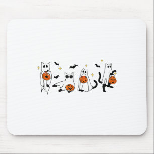 Schattigee Ghost Cat Funny Halloween outfit kostuu Muismat