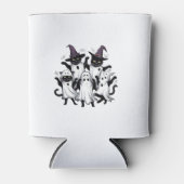 Schattigee Ghost Cats Grappige Halloween Kostuums  Blikjeskoeler (Voorkant)