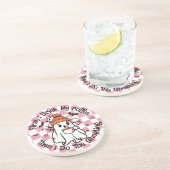 Schattigee Ghost Coffee Herfst Zandsteen Onderzetter (Zijkant)