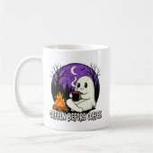 Schattigee Ghost Coffee Lover Camping Design Koffiemok (Links)