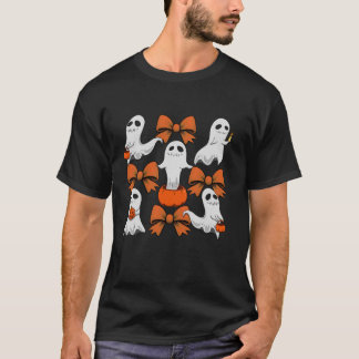 Schattigee Ghost Coquette Esthetische Roze Bogen S T-shirt