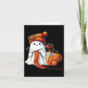 Schattigee Ghost Crochet Breien Liefhebbers Hallow Kaart
