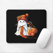Schattigee Ghost Crochet Breien Liefhebbers Hallow Muismat (Met muis)