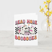 Schattigee Ghost Drink Koffie Halloween Ghost Ice  Kaart (Gele Bloem)