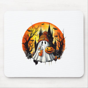 Schattigee Ghost Drink Koffie Halloween Ghost Ice  Muismat