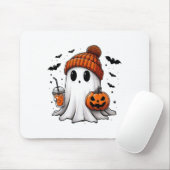 Schattigee Ghost Drink Koffie Halloween Ghost Ice Muismat (Met muis)