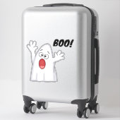 Schattigee Ghost en Boo Sticker (Koffer)