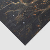 Schattigee Ghost en Zwarte Kat Halloween Decoupage Tissuepapier (Detail)