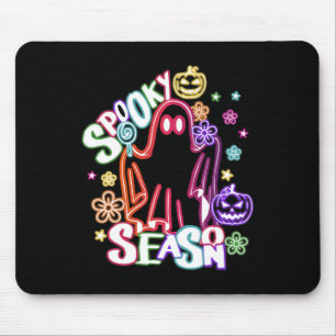 Schattigee Ghost Floral Coquette Halloween Pompoen Muismat