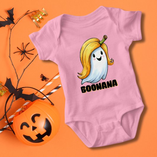 Schattigee Ghost Funny en Punny Halloween Romper
