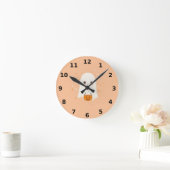 Schattigee Ghost Halloween Wall Clock - Spooky Dec Ronde Klok (Huis)