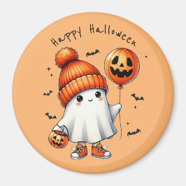Schattigee Ghost Happy Halloween-magneet Magneet