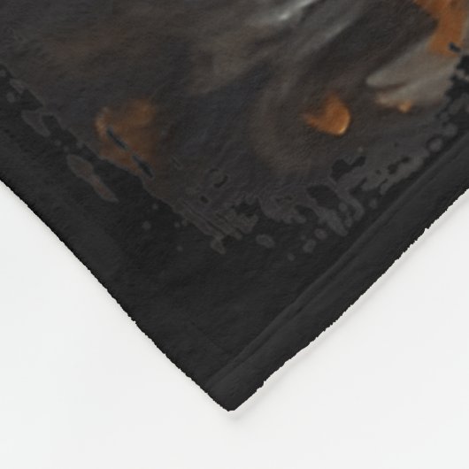 Schattigee Ghost Holding Candle Fun Halloween Goth Fleece Deken (Hoek)