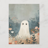 Schattigee Ghost in The Meadows Halloween Briefkaart