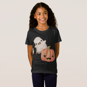Schattigee Ghost & Jack-O-Lantern T-shirt