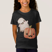 Schattigee Ghost & Jack-O-Lantern T-shirt (Voorkant)