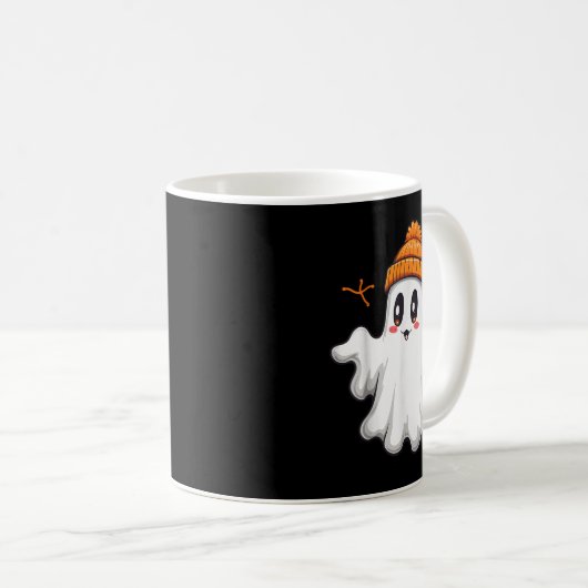 Schattigee Ghost Lace Peuter Ghost Pumpkin Ice Cof Koffiemok (Voorkant rechts)