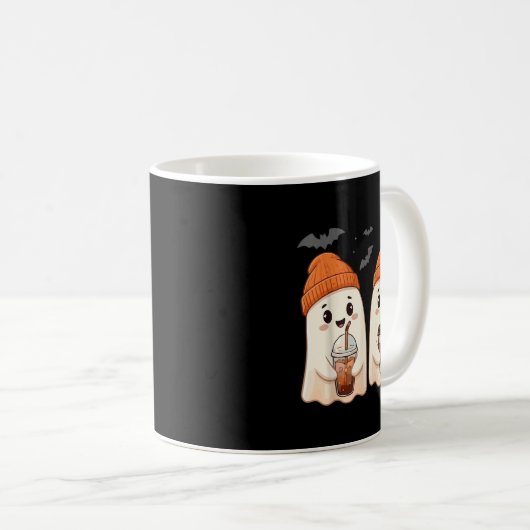 Schattigee Ghost Lace Peuter Ghost Pumpkin Ice Cof Koffiemok (Voorkant rechts)