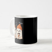 Schattigee Ghost Lace Peuter Ghost Pumpkin Ice Cof Koffiemok (Voorkant links)