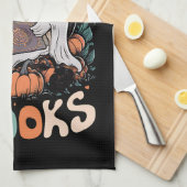 Schattigee Ghost Lees meer Boeken Leraar Halloween Theedoek (Quarter Fold)