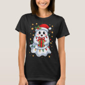 Schattigee Ghost Lights Tree Cake Vrolijk Kerstfee T-shirt (Voorkant)