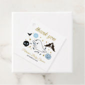 Schattigee Ghost Little Boo Halloween Baby shower  Bedankjes Labels (In situ)