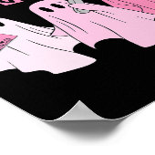 Schattigee Ghost Mean Ghouls Fun Halloween Kostuum Poster (Hoek)