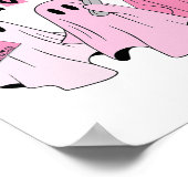 Schattigee Ghost Mean Ghouls Fun Halloween Kostuum Poster (Hoek)