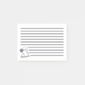 Schattigee Ghost met Lolipop Post-It Notities Post-it® Notes (Voorkant)