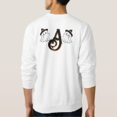 Schattigee "Ghost Mode On" Custom Name Initiaal Ha Trui (Achterkant)