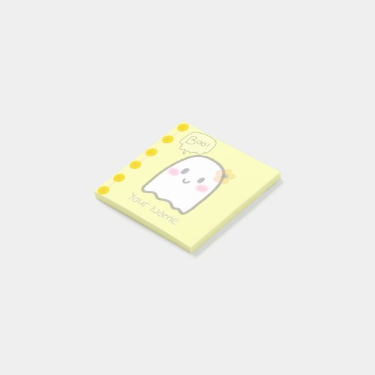 Schattigee Ghost Name Waterverf Yellow Notes (Schuin)