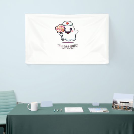 Schattigee Ghost Nurse Boo Boo Crew Halloween Clas Spandoek (Beurs)