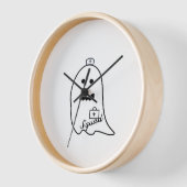 Schattigee Ghost Nurse Halloween Hand getrokken Ho (Hoek)