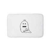 Schattigee Ghost Nurse Halloween Hand getrokken Ho Badmat (Voorkant)