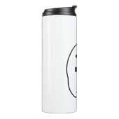 Schattigee Ghost Nurse Halloween Hand getrokken Ho Thermosbeker (Gedraaid links)